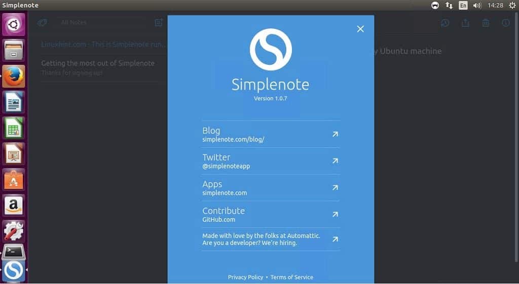 simplenote linux