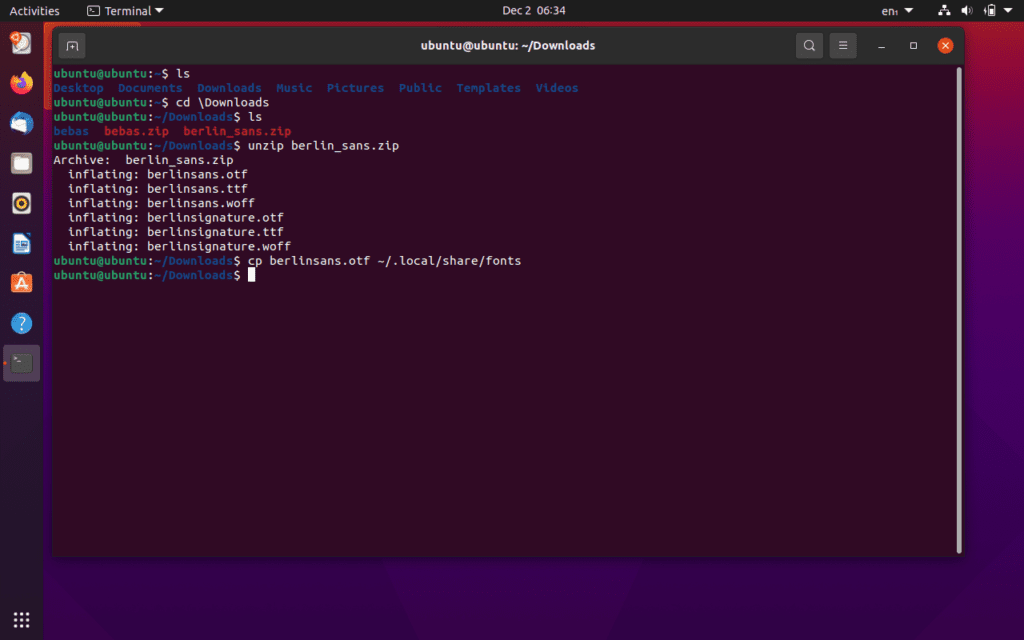 How to Manually Install Fonts in Ubuntu 20