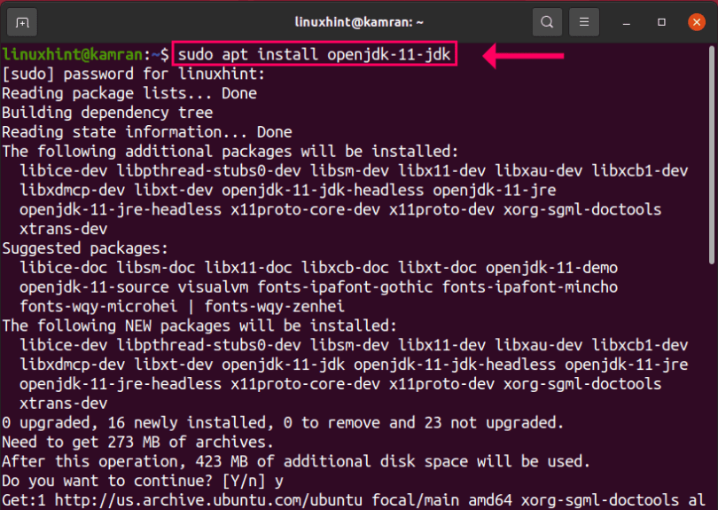 install openjdk 11 ubuntu 18.04