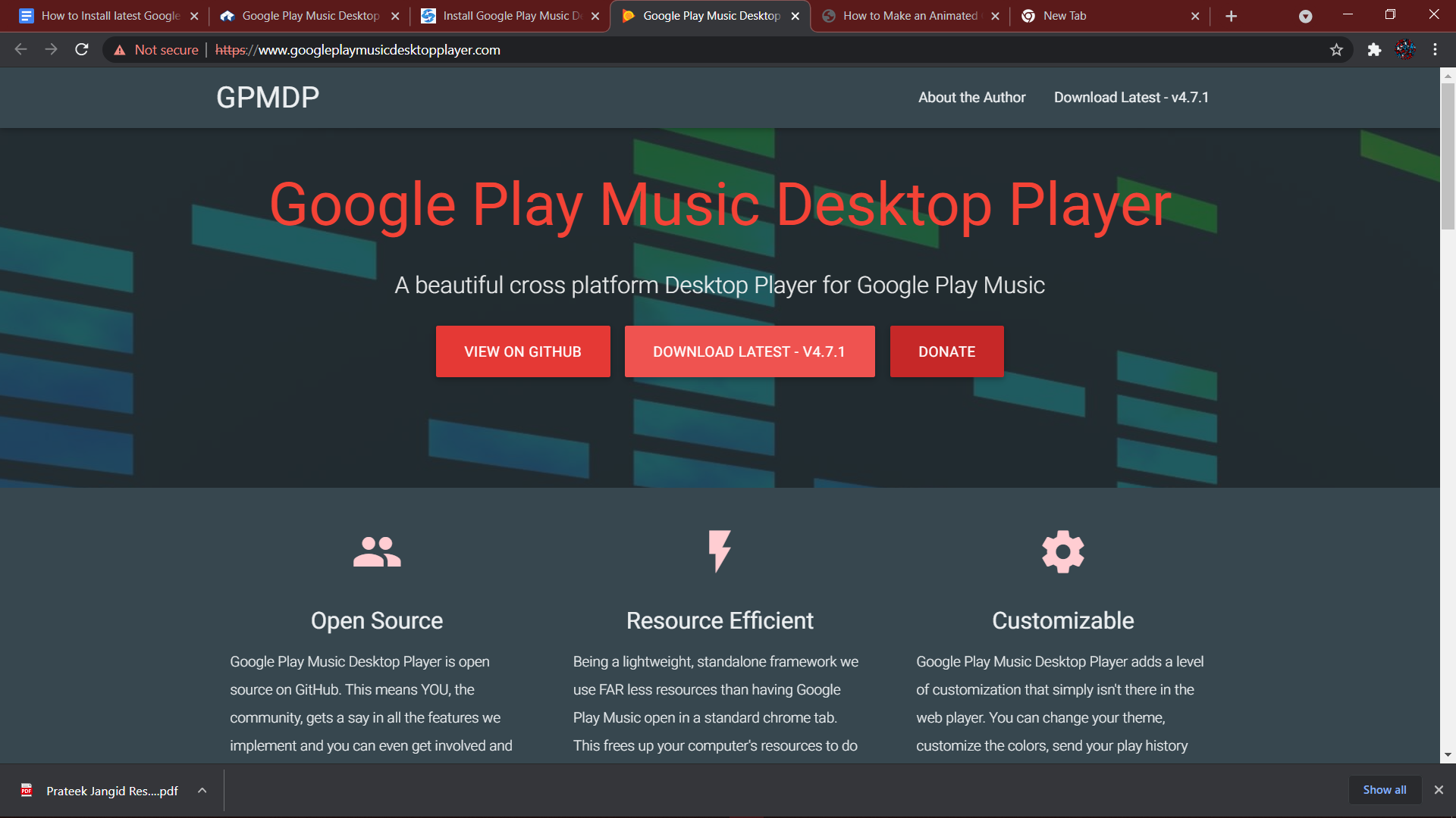 google play music manager for linux