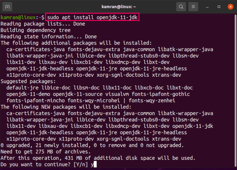 yum install openjdk 11 amazon linux
