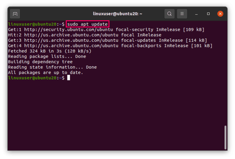 Install Git In Ubuntu 20 04