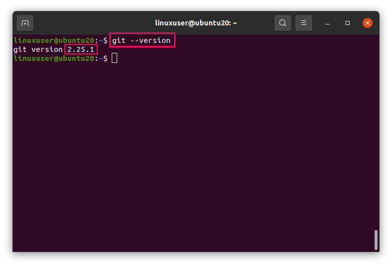 Install Git in Ubuntu 20.04 Linux Hint