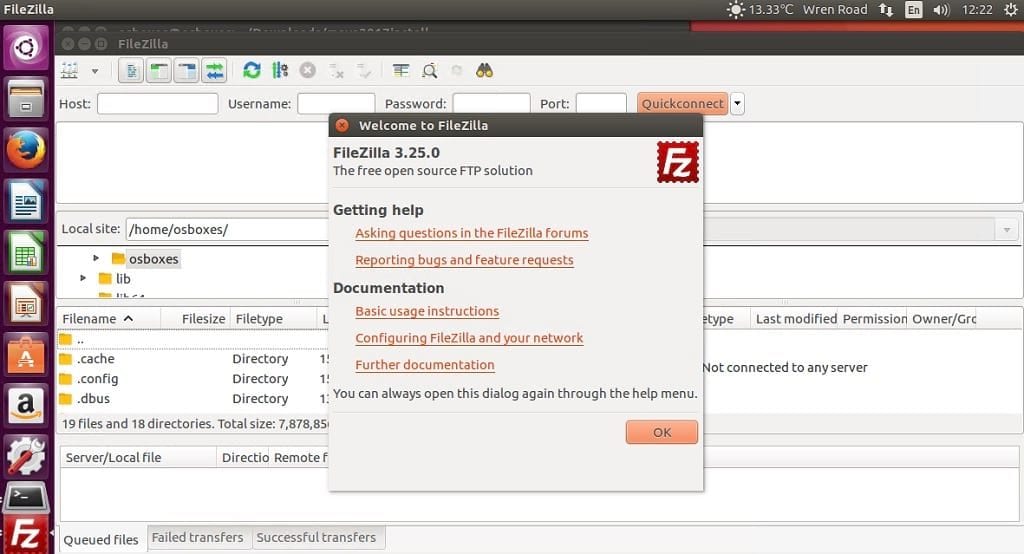 How to test filezilla client for ftp shell anywhere citrix