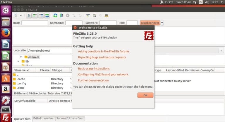 filezilla tftp client setup