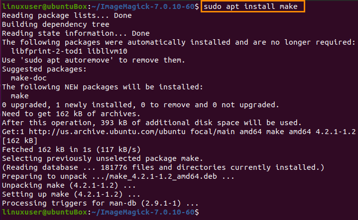 install imagemagick ubuntu 20.04