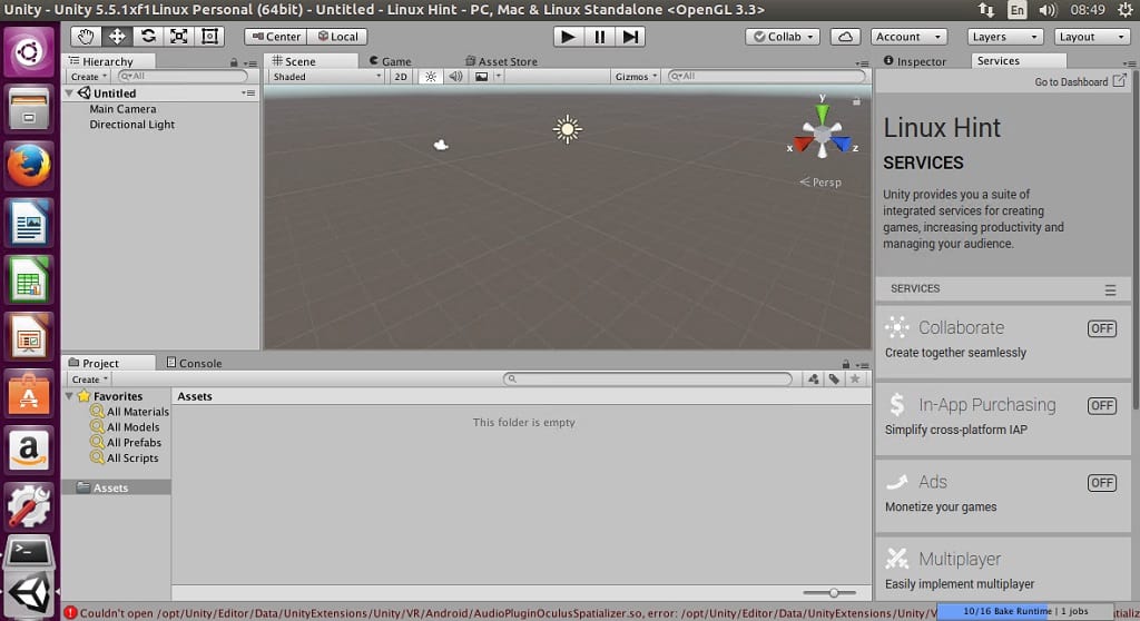 linux unity forums game engine