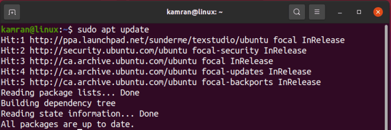 ubuntu install texstudio
