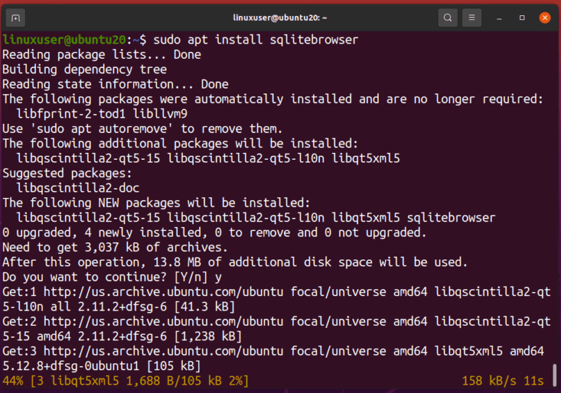 How to Install SQLite Browser in Ubuntu 20.04