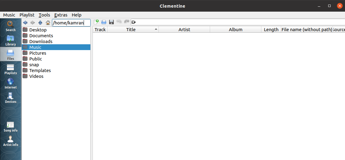 how to mod clementine music player