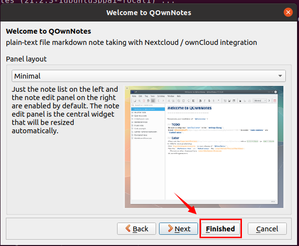 qownnotes and owncloud setup