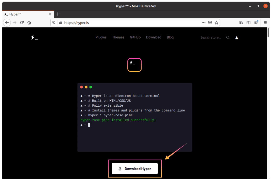 Hyper терминал. Приложение Terminal. Hyper Bash. Linux Terminal Plugins.