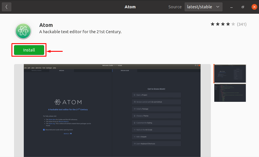 How To Install Atom Text Editor On Ubuntu