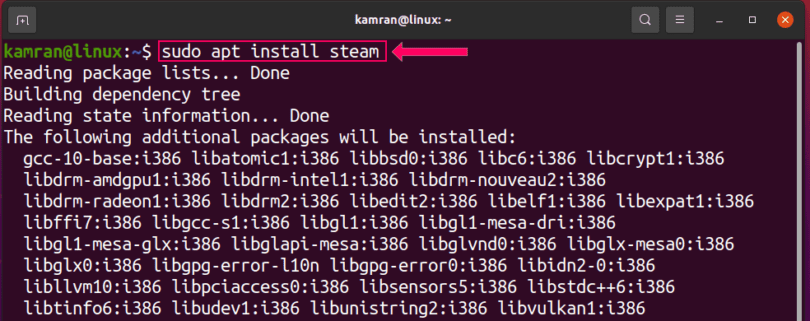 Как удалить steam ubuntu