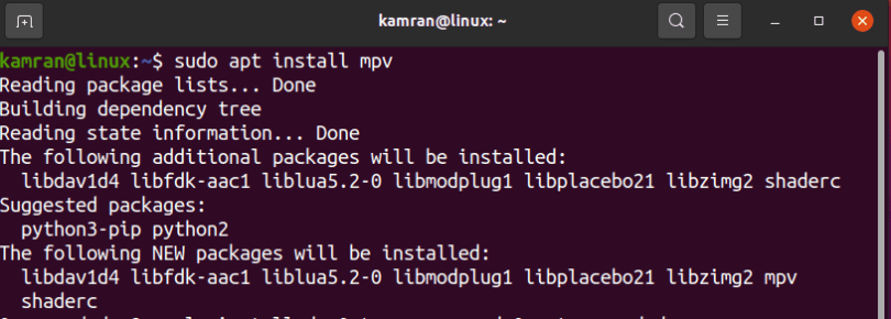 instal the new mpv 0.36