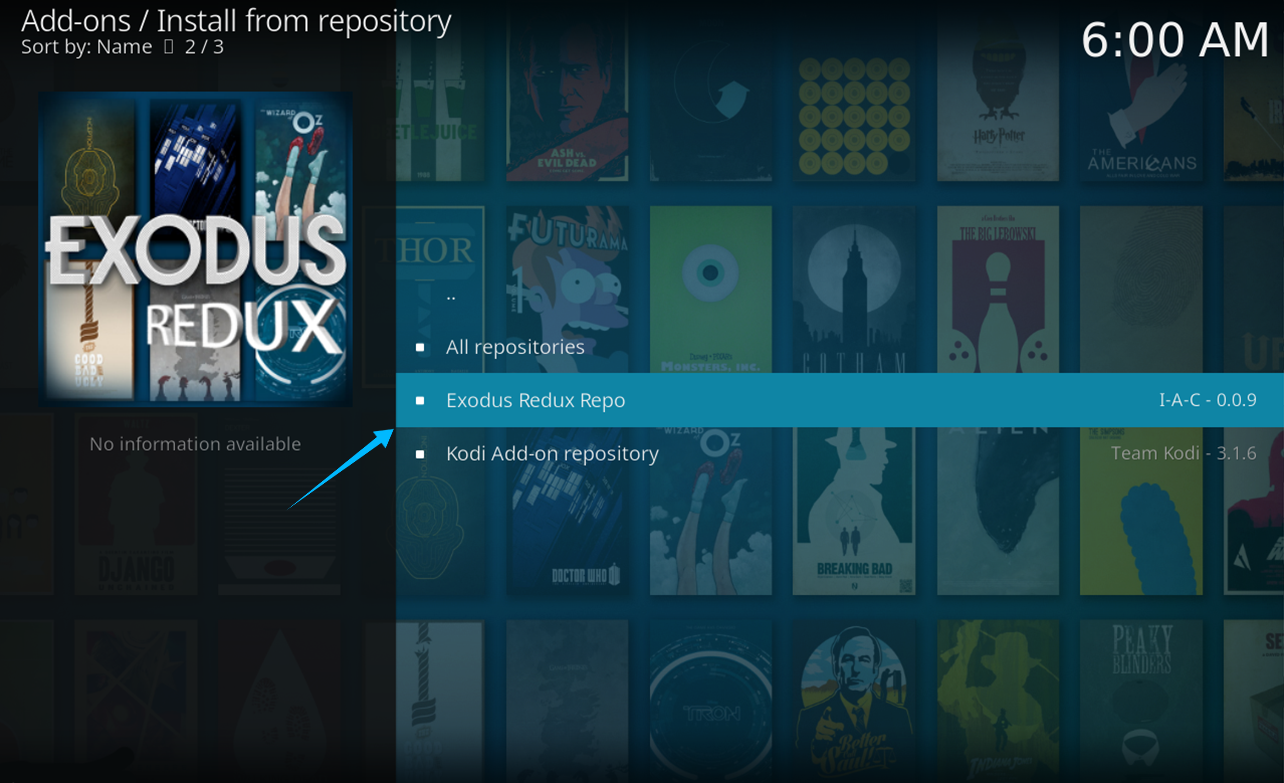 installing exodus redux