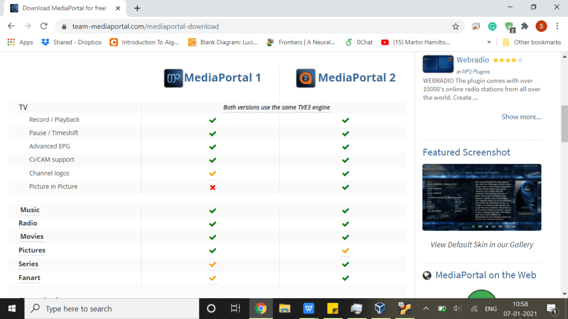 how to get mediaportal 2 setup