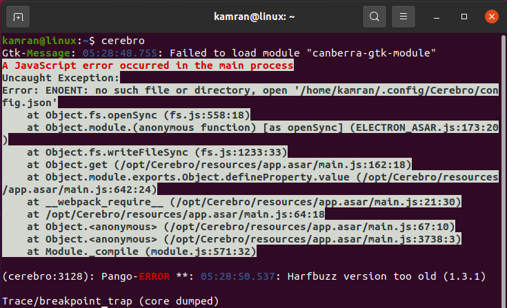 failed to load module canberra-gtk-module ubuntu 18