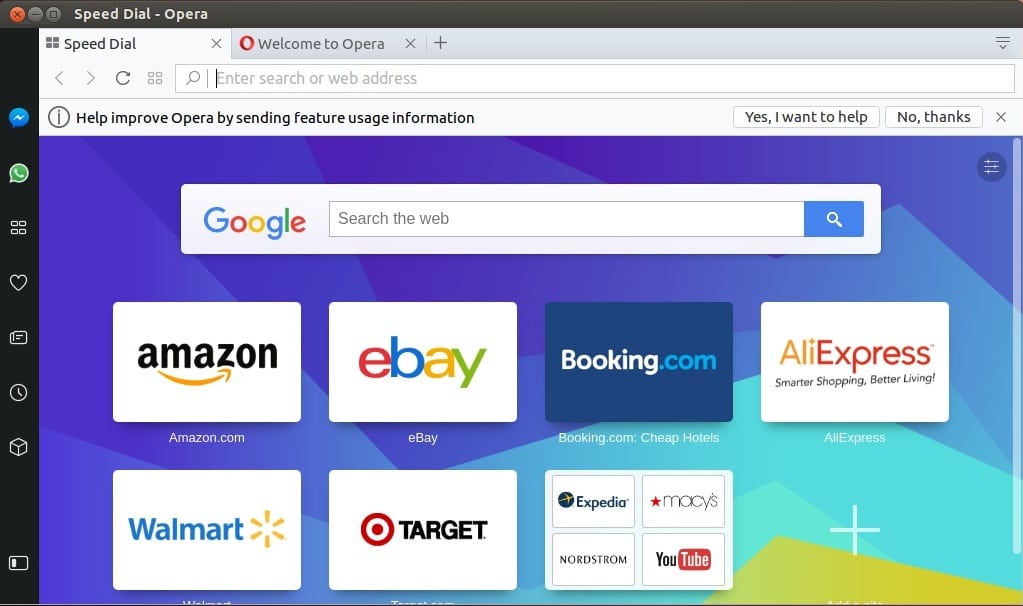 opera web browser