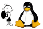 Linux Penguin with Newbie