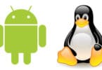 Android and Linux Logos