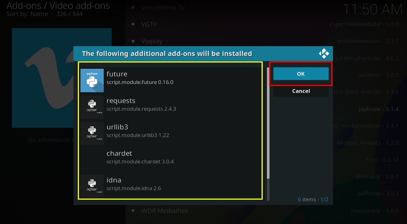 setting up addons for kodi on pc