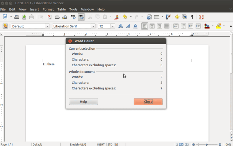 openoffice track changes word compatibility
