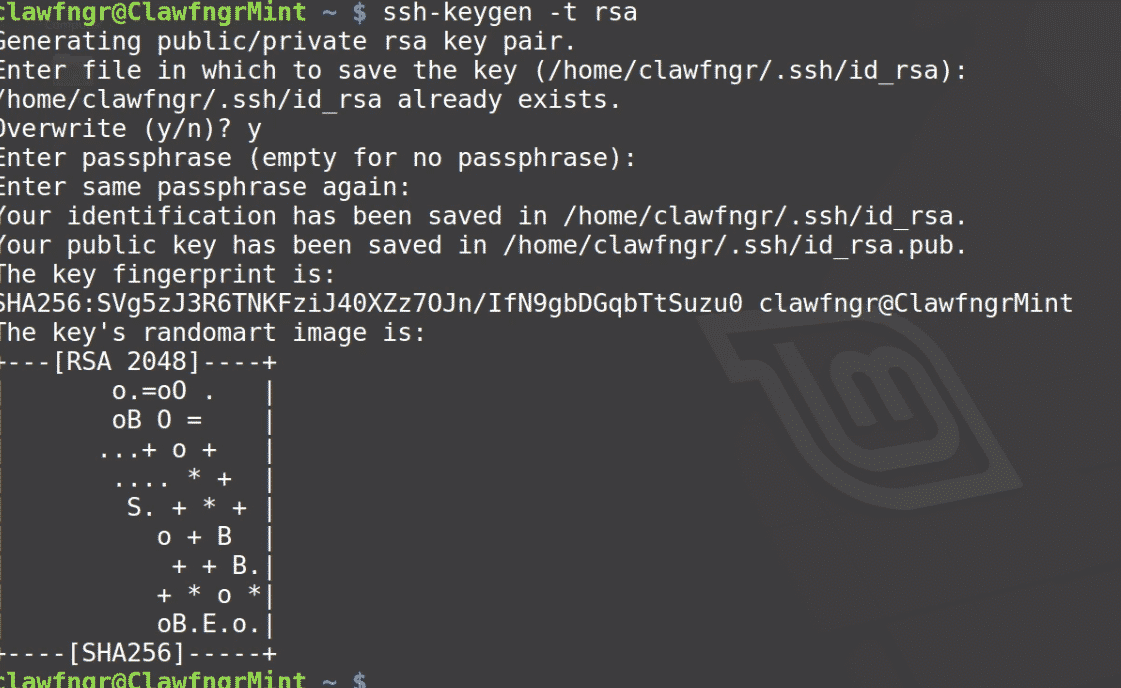 generate bash key Linux Generate SSH on   Hint Linux Keys