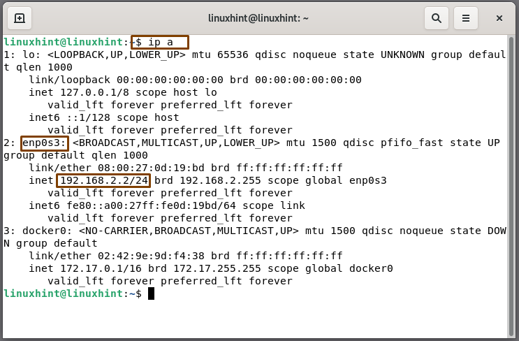 set static ip address debian