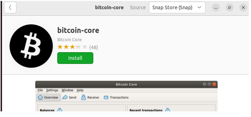 uninstall bitcoin core