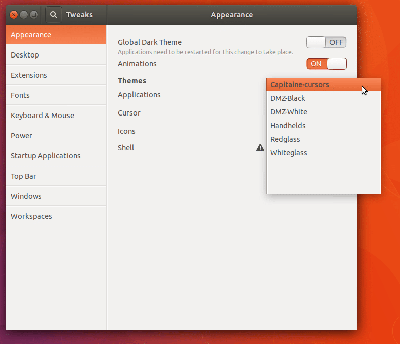 Установка gnome tweak tool. Ubuntu Gnome tweak Tool. DMZ cursors. Gnome tweak Tool icon. Stxxl Ubuntu Tool.