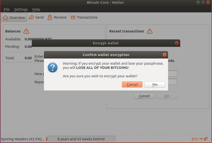 Εγκαταστήστε τη γραμμή εντολών Bitcoin Core Ubuntu