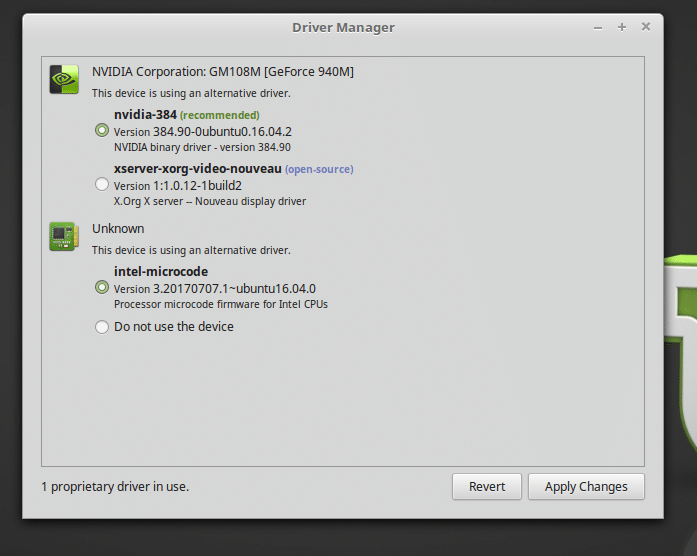 how to install nvidia drivers linux mint