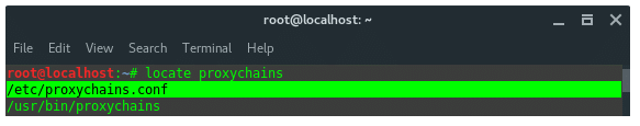 Proxy Chains Configuration