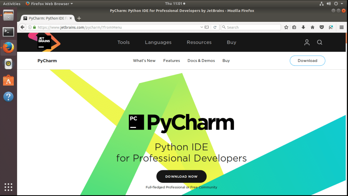 PyCharm downloading