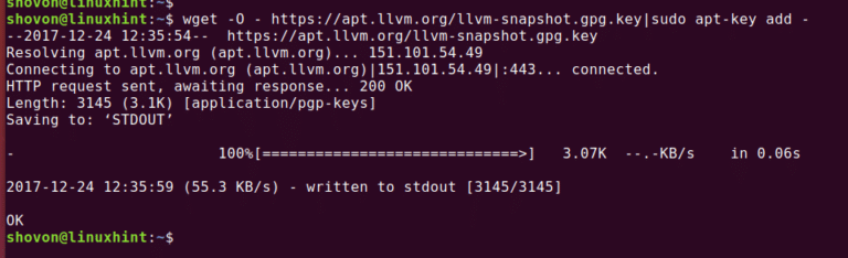 Как установить llvm ubuntu