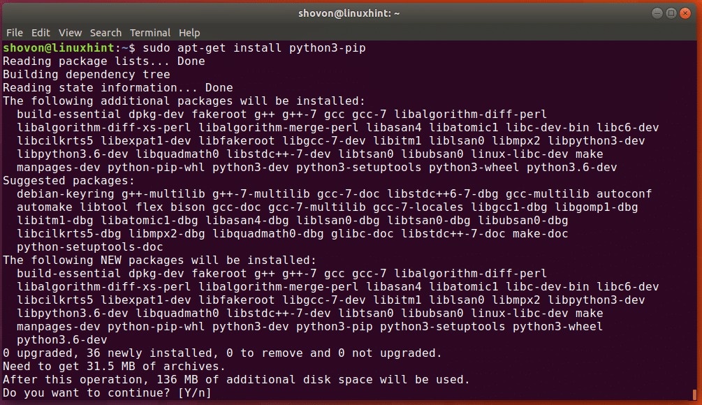 download python 3 install for ubuntu