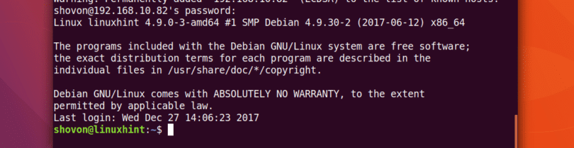 debian enable ssh