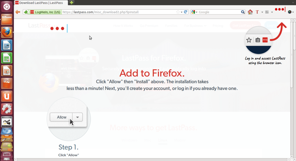how to get lastpass browser extension