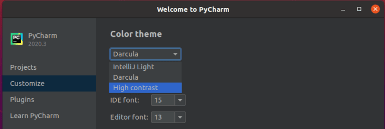 Pycharm linux создать ярлык