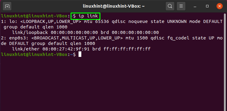 how change ip address ubuntu