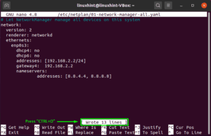 How to change the IP address on Ubuntu