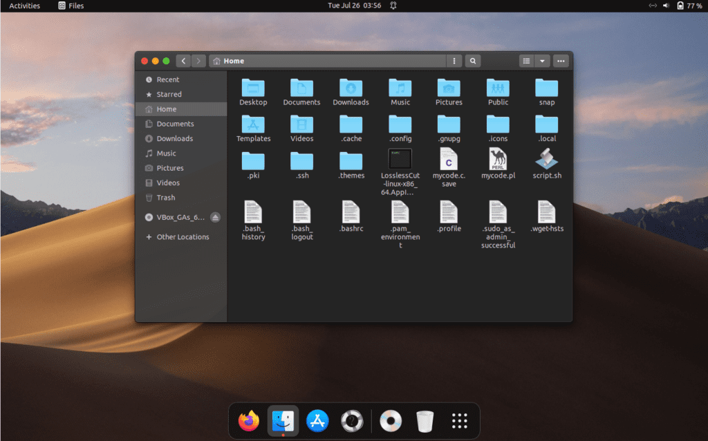 Ubuntu MacOS Theme