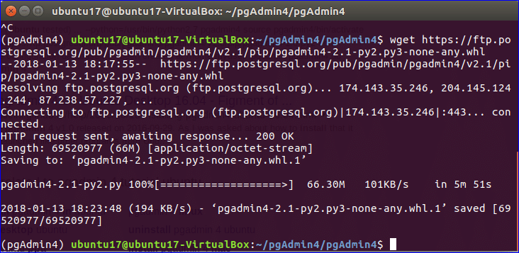 Как установить pgadmin 4 ubuntu