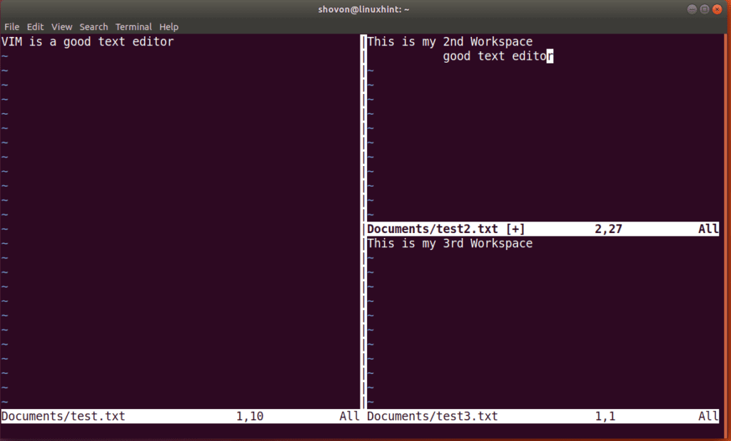 How To Use VIM Split Screen