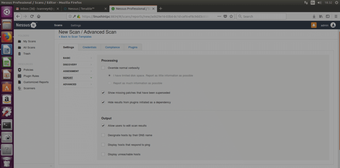 how to use nessus after installation