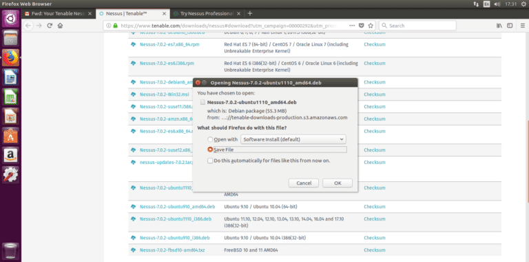 how to use nessus after installation