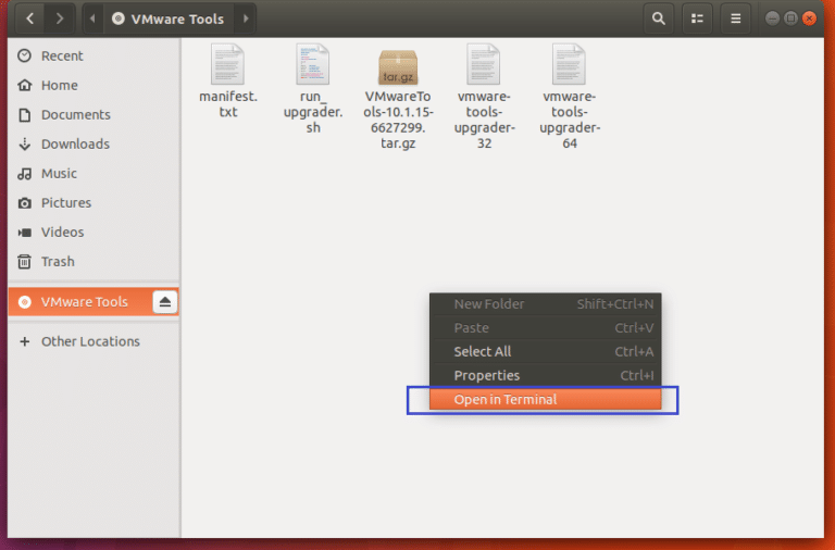 Удаление vmware tools ubuntu