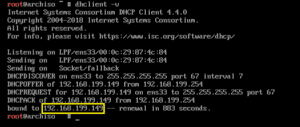 how to get mac address from arch linux