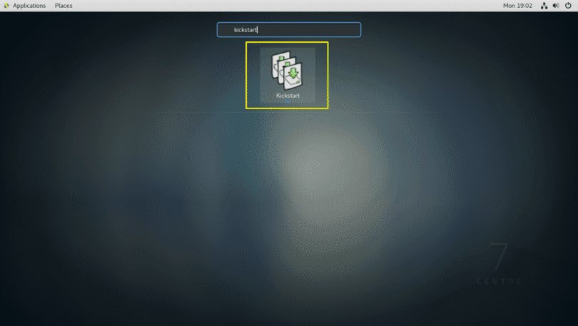 kickstart linux centos 7